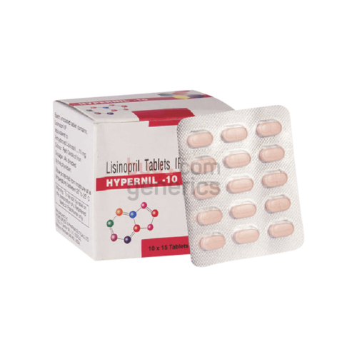 Hypernil 10mg (Lisinopril Tablets IP)