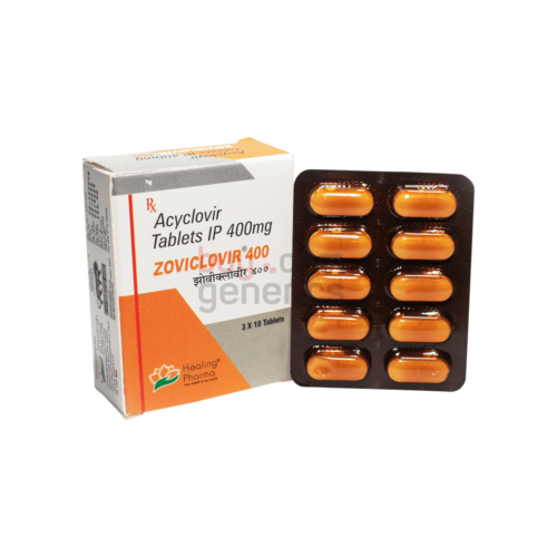 Zoviclovir 400mg (Acyclovir Tablets IP)