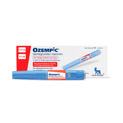 Ozempic Red Label (Semaglutide) Injection Pen – 0.5 mg Dose